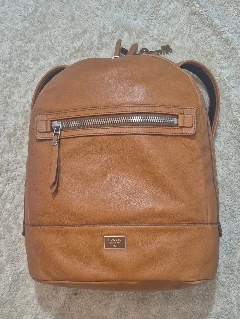 FOSSIL Legacy 'Dawson' Backpack BTS Camel Leather 16